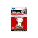 Zenith Nickle Plated Kitchen Cupboard Hinges - 2 Pack