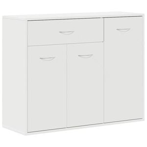 vidaXL Sideboard White Engineered Wood Buffet Storage Cupboard Home Organiser