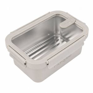 Marquee 1.6L Taupe Stainless Steel Food Container