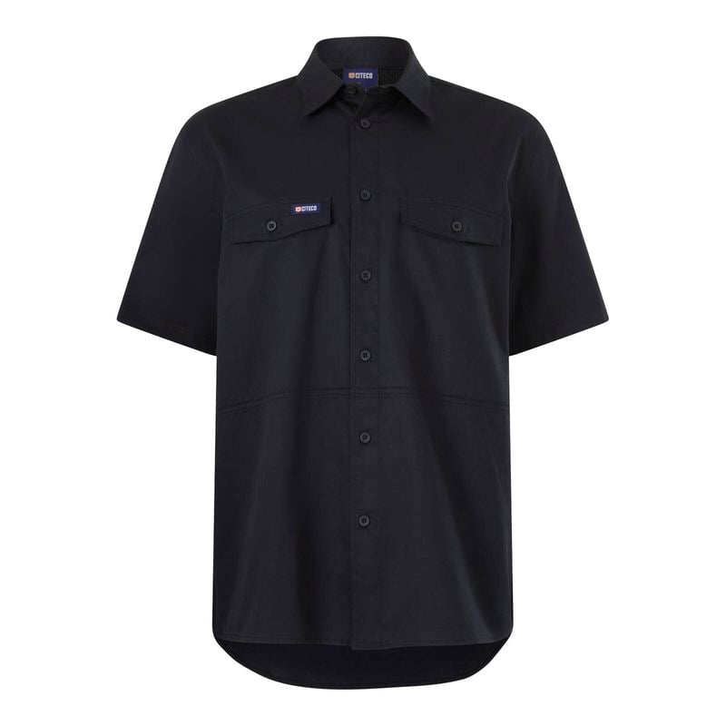 Size M Black Short Sleeve Shirt
