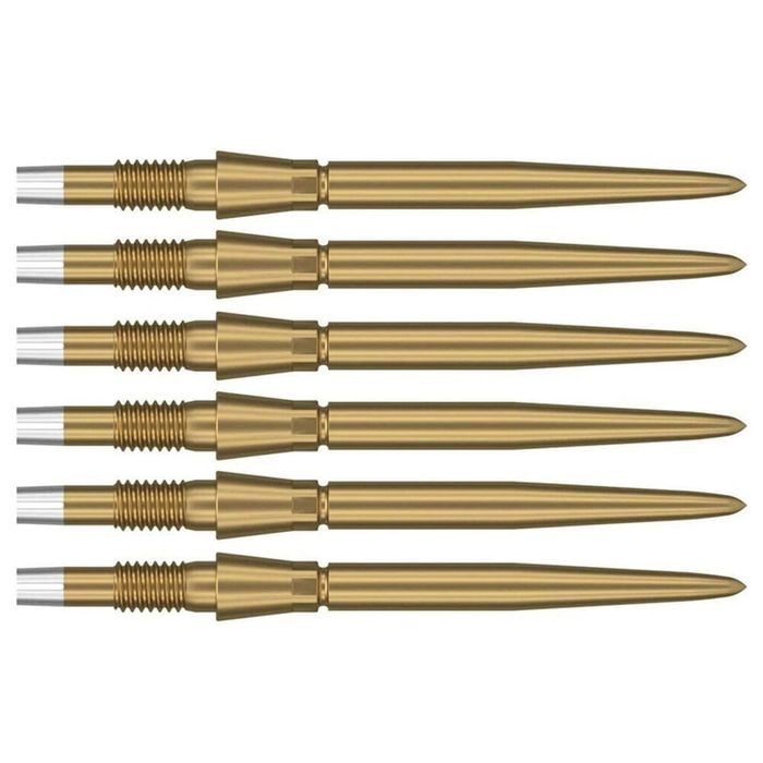 2x 3pc Target Swiss Storm Dart Point Replacement Spare Tip 35mm Gold