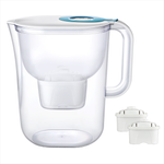 Stefani 3.8 Litre Water Filter Jug With 2 Replacement Filters - Value Pack