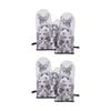 2x 2pc Ashdene Peeking Pups Oven Mitt Set Dog Breeds Cookware Animal Art