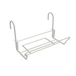 Jack 37cm White Classique Window Boxes Hanging Holder