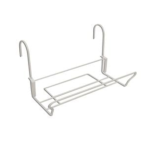 Jack 37cm White Classique Window Boxes Hanging Holder