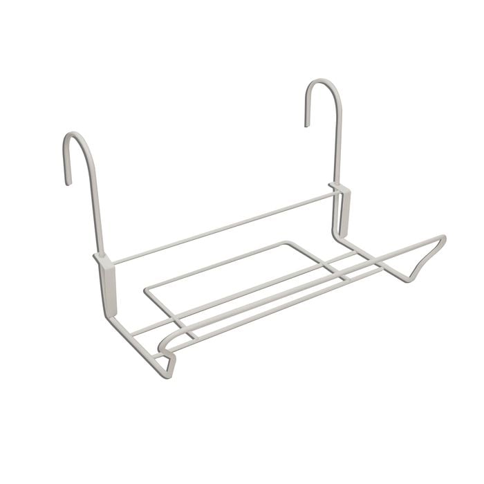 Jack 37cm White Classique Window Boxes Hanging Holder