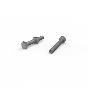 ZENITH M6 x 40mm Hot Dip Galvanised Hex Head Bolts and Nuts - Each