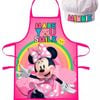Disney Minnie Mouse Smile Kids Apron And Chef Hat