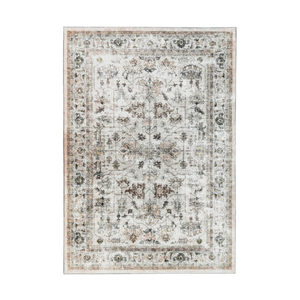 Fab Habitat 90x150cm Multicoloured Ersari Distressed Machine Washable Rug