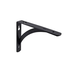 Carinya 150 x 120mm Black Arch Stayed Bracket - 150 x 120mm