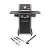 Coleman Revolution 2 Burner Bbq W/folding Shelves Black Gloss (value Bundle)