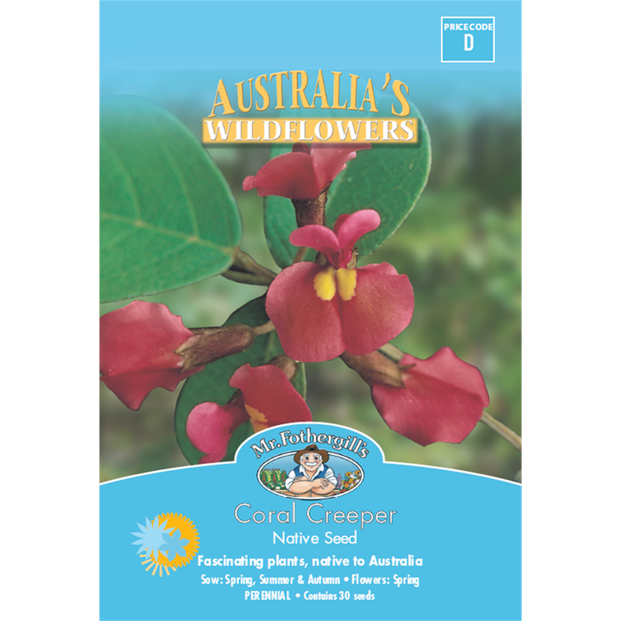 Mr Fothergill's Coral Creeper Flower Seeds
