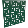 ProtectorAl 300 - 1200 x 300 - 1200mm Dark Green / Gloss White Mosaic Unframed Composite Deco Panel