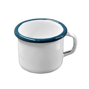 Urban Style Enamel 80ml Coffee Mug w/ Handle White