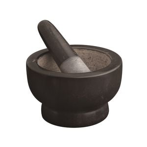 Avanti Marble Footed Mortar & Pestle 13cm- Black
