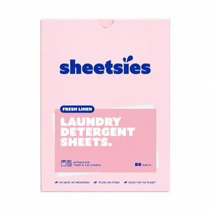 Sheetsies Fresh linen Laundry Detergent Sheets - 80 Pack