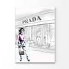 Modern Fashion Girl  Print 100% Australian Made 90 x 120cm  (Acrylic)