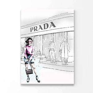 Modern Fashion Girl  Print 100% Australian Made 90 x 120cm  (Acrylic)