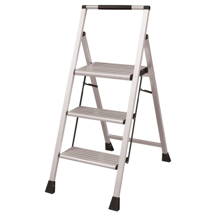 Syneco 100kg 3 Step Domestic Slim Line Aluminium Ladder