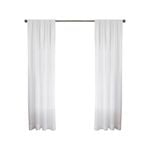 Smart Home Products White Airlie Rod Pocket Net Sheer Curtain - 150 x 135cm