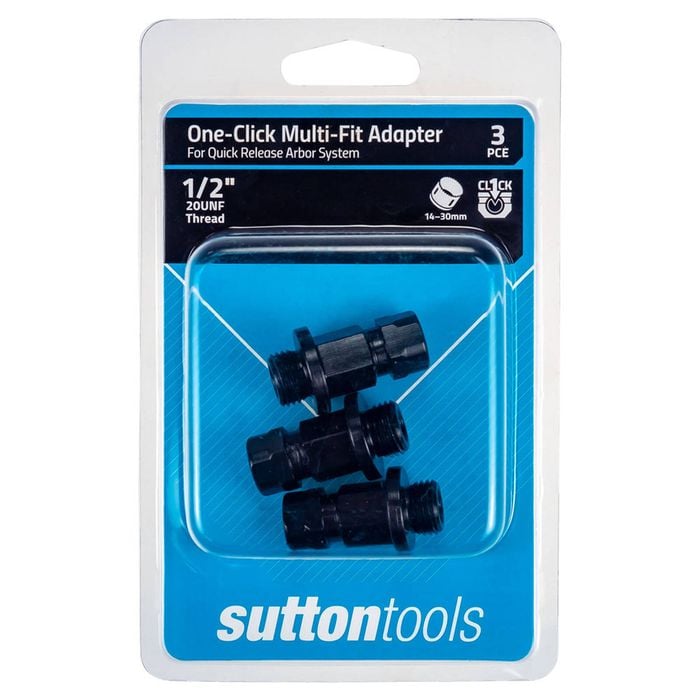 Sutton Tools 14-30mm Holesaw Adaptor 3 Pack