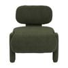 Soft Fleece Accent Chair-Moss Green