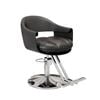 Lauft Black Salon Swivel Chair Backrest Barber Hair Dresser Chair Hydraulic Lift