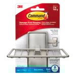 Command Satin Nickel Bath Soap Dish - 1 Pack