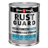 White Knight Rust Guard 1L Gunmetal Gloss Hammered Finish Paint