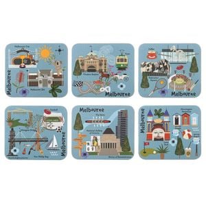 Ashdene Land Down Under Set of 6 Coasters