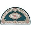 Traditional Handmade Wool Rug-Avolon-Turquoise-67x127cm