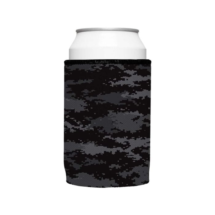Stubbyz Digital Pixel Black Camo Stubby Cooler Standard