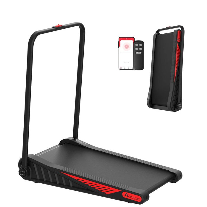 Advwin Incline Treadmill Under Desk Walking Pad Black