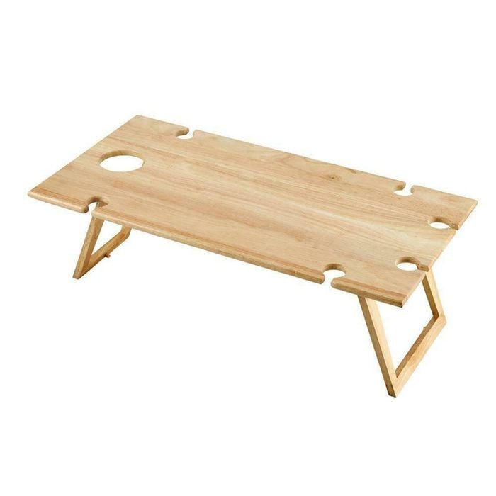 Stanley Rogers Timber Folding Picnic Table Rectangle 75 x 38 x
