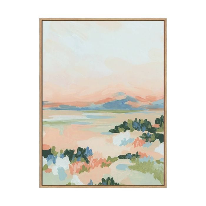 Artey | Desert Colors II - Framed Canvas - Natural Frame - 112 x 150cm