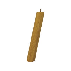 Adoored 60 x 360 Wood Round Lacquered Angled Furniture Leg