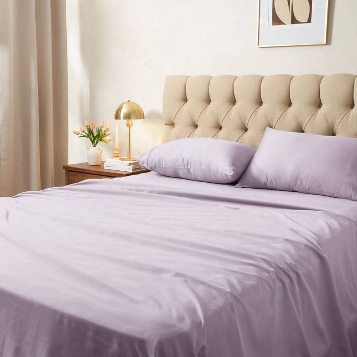 Sheraton Luxury – 1200 Thread Count Cotton Rich King Lilac King Sheet Set