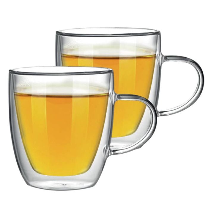 Bialetti Double Wall Capri Glasses - 450ml X 2