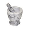 2pc Integra Kitchen Marble Mortar & Pestle Set 10cm - Grey