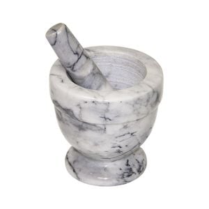 2pc Integra Kitchen Marble Mortar & Pestle Set 10cm - Grey