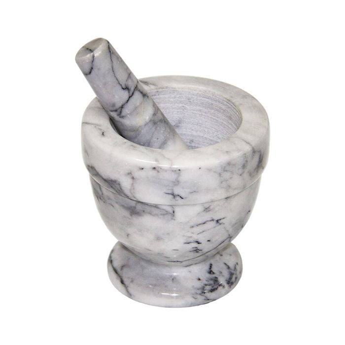 2pc Integra Kitchen Marble Mortar & Pestle Set 10cm - Grey