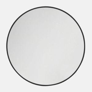 Future Glass Leia Round Mirror - 900mm - Black