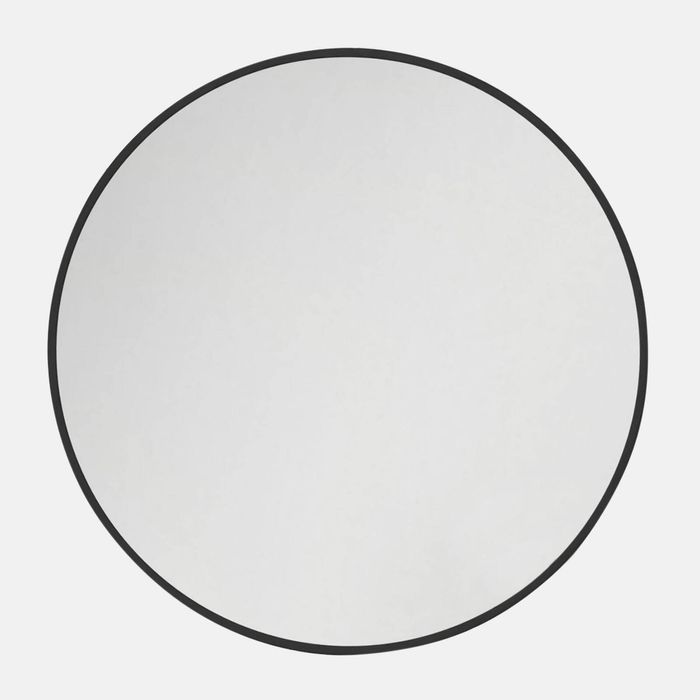 Future Glass Leia Round Mirror - 900mm - Black