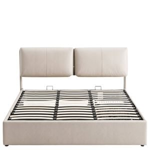 Artiss King Bed Frame Gas Lift Adjustable Headboard Platform Base