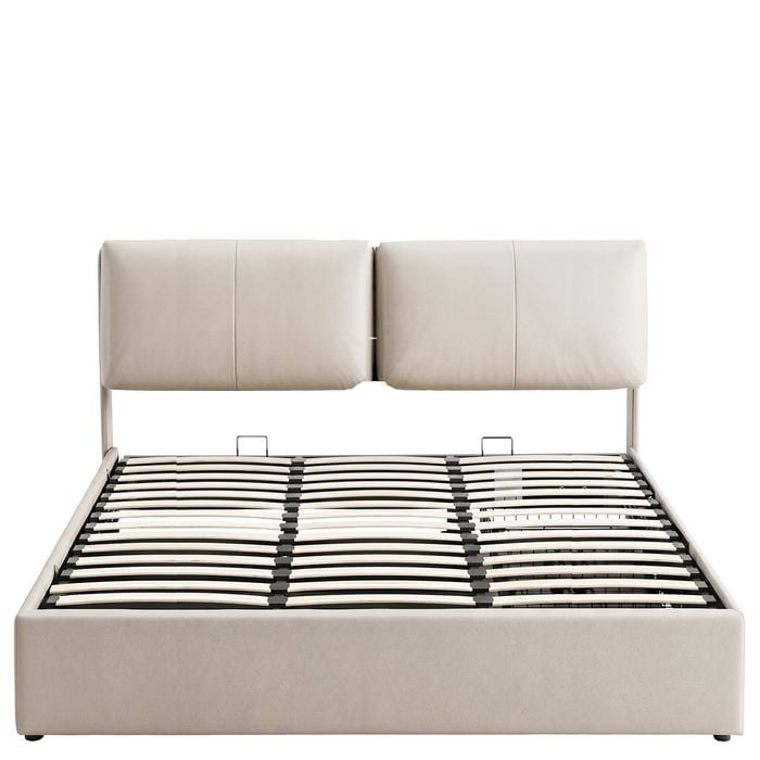 Artiss King Bed Frame Gas Lift Adjustable Headboard Platform Base