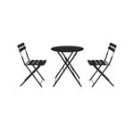 Marquee 3 Piece Caviar Troca Bistro Steel Setting - Caviar