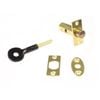 Yale Polished Brass Window Bolt with Spline Key
