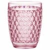Tate Geometric 350ml Acrylic Tumbler Drinking Water/Juice Cup - Strawberry