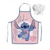Disney Lilo And Stitch Kids Pink Apron And Chef's Hat Set