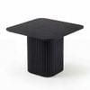 Elbasan 60cm Square Coffee Table Black